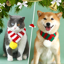 Load image into Gallery viewer, Christmas Pet Cat Dog Hat Puppy Xmas Holiday Costume Caps Bibs Christmas Pet Winter Clothing Party Photo Props
