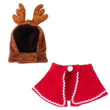 Load image into Gallery viewer, Cute Pet Christmas Cosplay Suit For Dogs Cats Clothes Cute Costumes Santa Hat Scarf Dressing Up Christmas Party Costume Suit
