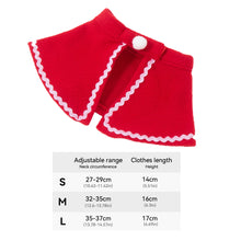 Load image into Gallery viewer, Cute Pet Christmas Cosplay Suit For Dogs Cats Clothes Cute Costumes Santa Hat Scarf Dressing Up Christmas Party Costume Suit

