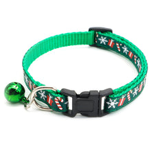 Load image into Gallery viewer, Christmas Adjustable Pet Cat Collar Bell Collar Kitten Necklace Pet Collars for Small Dog Necklace Party Photo Props
