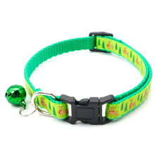Load image into Gallery viewer, Christmas Adjustable Pet Cat Collar Bell Collar Kitten Necklace Pet Collars for Small Dog Necklace Party Photo Props
