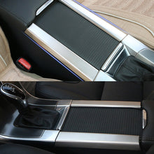 Load image into Gallery viewer, 2Pcs Car Cup Holder Armrest Box Silver Decoration Stainless Steel Silver For Volvo S60 /S60L/ V60/ XC60 Accessories

