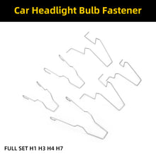 Load image into Gallery viewer, 6Pcs Car Headlamp Light Bulb Retainer Spring Clips Buckles Metal Headlight Bulb Spring Clips For H1 H3 H4 H7 5ZHSFULLKIT
