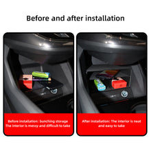 Load image into Gallery viewer, Car Interior Central Control Storage Box Door Armrest Organizer Box Water Cup Holder Mat Special for Audi Q5/Q4 Etron
