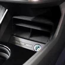 Load image into Gallery viewer, Car Interior Central Control Storage Box Door Armrest Organizer Box Water Cup Holder Mat Special for Audi Q5/Q4 Etron
