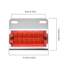 Load image into Gallery viewer, 12SMD Truck Side Marker Lamps Led Lighting 24V Waterproof Car Trailer Lorry Truck Van Bus Safety Warning Signal Light

