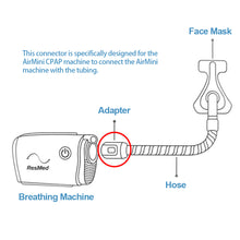 Load image into Gallery viewer, AirMini Ventilator Adaptor Adapter Pipe Adapter Mini Ventilator Tee Connector
