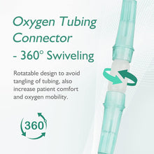Load image into Gallery viewer, Disposable Nasal Oxygen Tube Rotary Connector Household Oxygen Tube Adapter Elderly Oxygen Generator Oxygen Tube
