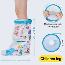 Load image into Gallery viewer, Children Fracture Bath Waterproof Foot Cover Wound Protective Cover Plaster Waterproof Foot Cover Wound Bath Aid After Injury
