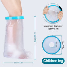 Load image into Gallery viewer, Children Fracture Bath Waterproof Foot Cover Wound Protective Cover Plaster Waterproof Foot Cover Wound Bath Aid After Injury
