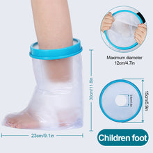 Load image into Gallery viewer, Children Fracture Bath Waterproof Foot Cover Wound Protective Cover Plaster Waterproof Foot Cover Wound Bath Aid After Injury
