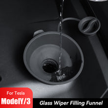 Load image into Gallery viewer, Car Glass Wiper Filling Funnel Filler Leakproof Windshield Automotive Modification Accessories For Tesla Model 3 Y 2023
