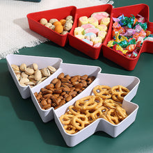 Load image into Gallery viewer, Christmas Tree Fruit Plate Marry Christmas Candy Snack Dish Party Decorations For Home Xmas Gifts Happy New Year

