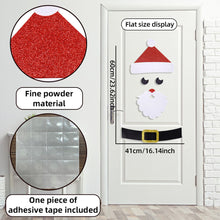 Load image into Gallery viewer, Christmas Decorations Non Woven Door Sticker Shop Window Glass Sticker Home Decoration Snowman Door Sticker
