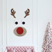 Load image into Gallery viewer, Christmas Decorations Non Woven Door Sticker Shop Window Glass Sticker Home Decoration Snowman Door Sticker
