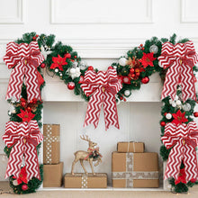 Load image into Gallery viewer, 1Pc Christmas Bows Holiday Christmas Wreaths Bows Xmas Tree Decoration Bowties DIY Gift Wrapping for Home Party Decor
