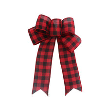 Load image into Gallery viewer, 1Pc Christmas Bows Holiday Christmas Wreaths Bows Xmas Tree Decoration Bowties DIY Gift Wrapping for Home Party Decor
