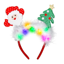 Load image into Gallery viewer, Christmas Headbands LED Reindeer Christmas Headbands Xmas Antler Headbands For Kids Women Christmas Party Supplies Costume Decoration

