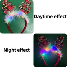 Load image into Gallery viewer, Christmas Headbands LED Reindeer Christmas Headbands Xmas Antler Headbands For Kids Women Christmas Party Supplies Costume Decoration
