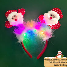 Load image into Gallery viewer, Christmas Headbands LED Reindeer Christmas Headbands Xmas Antler Headbands For Kids Women Christmas Party Supplies Costume Decoration
