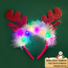 Load image into Gallery viewer, Christmas Headbands LED Reindeer Christmas Headbands Xmas Antler Headbands For Kids Women Christmas Party Supplies Costume Decoration
