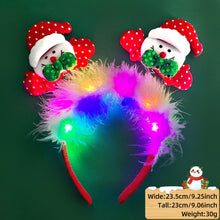 Load image into Gallery viewer, Christmas Headbands LED Reindeer Christmas Headbands Xmas Antler Headbands For Kids Women Christmas Party Supplies Costume Decoration
