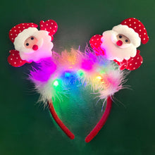 Load image into Gallery viewer, Christmas Headbands LED Reindeer Christmas Headbands Xmas Antler Headbands For Kids Women Christmas Party Supplies Costume Decoration
