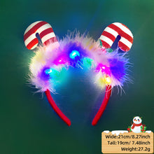 Load image into Gallery viewer, Christmas Headbands LED Reindeer Christmas Headbands Xmas Antler Headbands For Kids Women Christmas Party Supplies Costume Decoration
