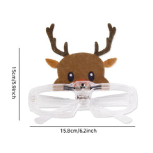 Load image into Gallery viewer, New Year Cartoon Christmas Glowing Glasses LED Light Up Santa Glasses Adult Kids Xmas Party Gifts Festival Home Decor
