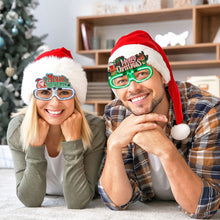 Load image into Gallery viewer, New Year Cartoon Christmas Glowing Glasses LED Light Up Santa Glasses Adult Kids Xmas Party Gifts Festival Home Decor
