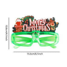 Load image into Gallery viewer, New Year Cartoon Christmas Glowing Glasses LED Light Up Santa Glasses Adult Kids Xmas Party Gifts Festival Home Decor
