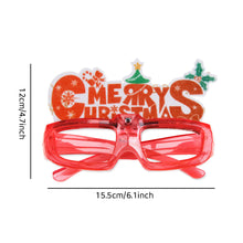 Load image into Gallery viewer, New Year Cartoon Christmas Glowing Glasses LED Light Up Santa Glasses Adult Kids Xmas Party Gifts Festival Home Decor
