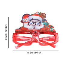 Load image into Gallery viewer, New Year Cartoon Christmas Glowing Glasses LED Light Up Santa Glasses Adult Kids Xmas Party Gifts Festival Home Decor

