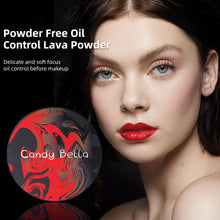Load image into Gallery viewer, Lava Matte Oil Control Makeup Pressed Powder Delicate Skin-friendly Concealer Long-lasting Paste Setting Powder Makeup Cosmetics

