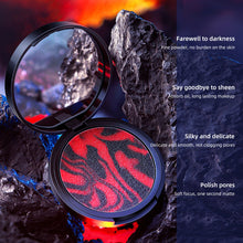 Load image into Gallery viewer, Lava Matte Oil Control Makeup Pressed Powder Delicate Skin-friendly Concealer Long-lasting Paste Setting Powder Makeup Cosmetics
