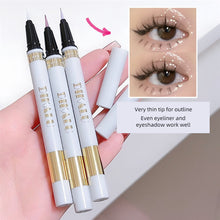 Load image into Gallery viewer, Extremely Fine Colored Pearl Liquid Eyeliner Quick-drying Waterproof Long-lasting Shining Highlighting Pen Eye Makeup Cosmetics

