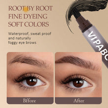 Load image into Gallery viewer, Press Type Large Brush Head Eyebrow Dye Cream Non-smudging Waterproof Sweatproof Three-dimensional Natural Eyebrow Dye Makeup Cosmetics
