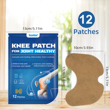 Load image into Gallery viewer, 12pcs/pack Knee Patch Relieving Knee Pain Improving Joint Swelling Promoting Joint Health Knee Joint Care Plaster Health Care

