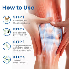 Load image into Gallery viewer, 12pcs/pack Knee Patch Relieving Knee Pain Improving Joint Swelling Promoting Joint Health Knee Joint Care Plaster Health Care
