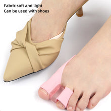 Load image into Gallery viewer, SEBS Side Wear-resistant Double Hole Toe Separator Thumb Valgus Corrector Washable Reusable Big Foot Bone Overlap Toe Separator
