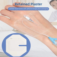 Load image into Gallery viewer, PU Transparent Visual Retained Plaster Waterproof Dressing Patch Octagonal Invisible Fitting Catheter Fixation Application

