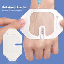 Load image into Gallery viewer, PU Transparent Visual Retained Plaster Waterproof Dressing Patch Octagonal Invisible Fitting Catheter Fixation Application
