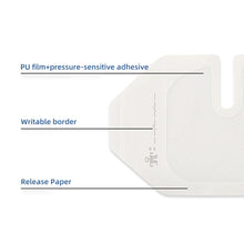 Load image into Gallery viewer, PU Transparent Visual Retained Plaster Waterproof Dressing Patch Octagonal Invisible Fitting Catheter Fixation Application
