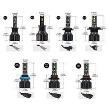 Load image into Gallery viewer, 1PC 16000LM Car Headlight Lights Canbus LED Lamp Fog Light Car Bulbs H1 H3 H9 9005 9006 H4 LED H7 H11 H13 12V
