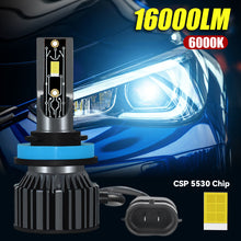 Load image into Gallery viewer, 1PC 16000LM Car Headlight Lights Canbus LED Lamp Fog Light Car Bulbs H1 H3 H9 9005 9006 H4 LED H7 H11 H13 12V
