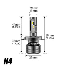 Load image into Gallery viewer, 6000K Car Headlight Light Canbus LED Lamp Headlight 9005/HB3 9006/HB4 H1 H7 H4 H11 For Car Fog Light Bulb
