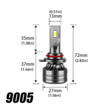 Load image into Gallery viewer, 6000K Car Headlight Light Canbus LED Lamp Headlight 9005/HB3 9006/HB4 H1 H7 H4 H11 For Car Fog Light Bulb
