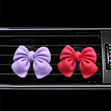 Load image into Gallery viewer, Car Interior Bow-knot Air Vent Freshener Perfume Clip Car Art Air Conditioning Clip Car Decoration Accessories Woman Gifts
