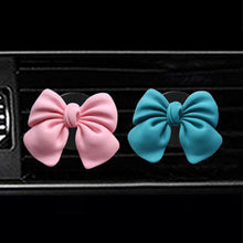 Load image into Gallery viewer, Car Interior Bow-knot Air Vent Freshener Perfume Clip Car Art Air Conditioning Clip Car Decoration Accessories Woman Gifts
