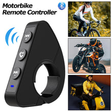 Load image into Gallery viewer, Bluetooth 5.3 Motorcycle Handlebars Remote Control Wireless Remote Button Helmet Earphone Motorcycle/Bike Handlebar Media Controller
